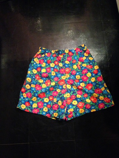 Floral High-Waisted Shorts 