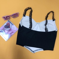 Cute Cat Graphic Vintage Lace Spaghetti Strap Crop Top Shirt Tee T-shirt E-Girl Kawaii Korean Japanese Harajuku Chinese Retro Streetwear Aesthetic - Thumbnail 3