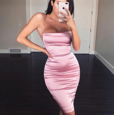 Women Sexy Sleeveless Bandage Strap Dress