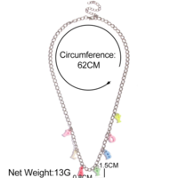 COLOURED "PLAYBOY" "SINNER" NECKLACE - Thumbnail 4