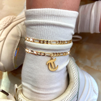A-z letter anklet bracelet - Thumbnail 3