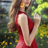 Burgundy High Low Lace Homecoming Dress, Charming Hi-lo Graduation Dresses - Thumbnail 3