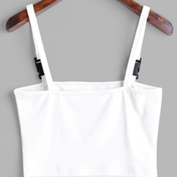 Cute Sexy Dragon Buckle Vest Tube Crop Top Cami Tank Shirt Tee T-shirt E-Girl Kawaii Korean Japanese Harajuku Chinese Retro Streetwear Aesthetic - Thumbnail 4