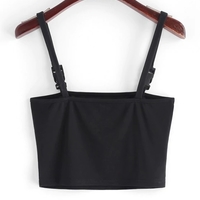 Cute Sexy Dragon Buckle Vest Tube Crop Top Cami Tank Shirt Tee T-shirt E-Girl Kawaii Korean Japanese Harajuku Chinese Retro Streetwear Aesthetic - Thumbnail 8