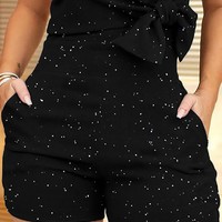 V-Neck Sling Sexy Sleeveless Jumpsuit - Thumbnail 2