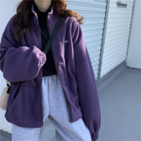 Zip Up Harajuku Casual Sweater - Thumbnail 4