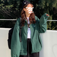 Zip Up Harajuku Casual Sweater - Thumbnail 1