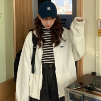 Zip Up Harajuku Casual Sweater - Thumbnail 5
