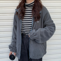 Zip Up Harajuku Casual Sweater - Thumbnail 7