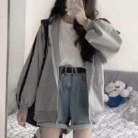 Oversized Casual Harajuku Sweatshirt Hoodies - Thumbnail 1