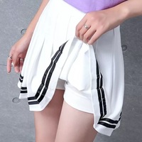 Cute Preppy Sailor School Uniform Pleated High Waist Mini Skirt Bottom E-Girl Kawaii Korean Japanese Harajuku Chinese Retro Streetwear Aesthetic - Thumbnail 9