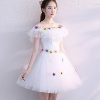 Cute tulle lace short prom dress party dress - Thumbnail 6