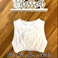 HALF TANKS-BLACK, WHITE, NAVY, OFF-WHITE - Thumbnail 4