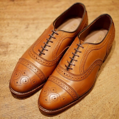 New Bespoke Men Tan Ankle Lace Up Leather Shoes