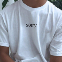 Free Shipping-"SORRY" TEE - Thumbnail 1
