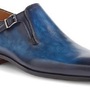 handmade blue patina monk strap premium quality leather formal shoes for men-4