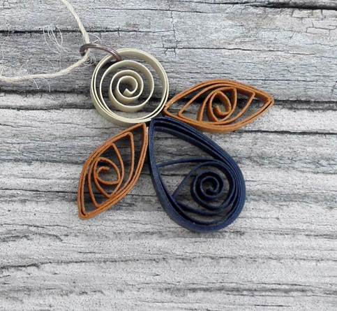 Petite Angel Ornament Dark Blue