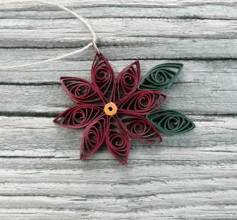 Poinsettia Ornament 