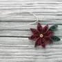 Poinsettia Ornament  - Thumbnail 2