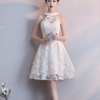 Cute tulle lace short prom dress party dress - Thumbnail 2