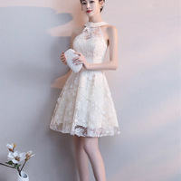 Cute tulle lace short prom dress party dress - Thumbnail 3