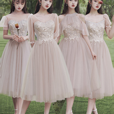 Cute tulle lace short prom dress party dress - Thumbnail 3