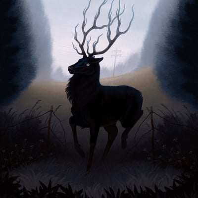 Ash & hair - print - Thumbnail 1