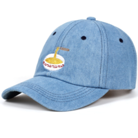 RAMEN DENIM BASEBALL CAP - Thumbnail 1