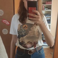 Cute Anime Japanese Cartoon Print Graphic Casual Short Sleeve T-Shirt - Thumbnail 3