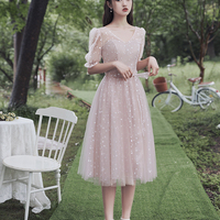 Cute tulle short prom dress party dress - Thumbnail 4