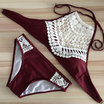 Sexy women swimsuit crochet bikini swimwear summer beach swim wear bathing suit biquini