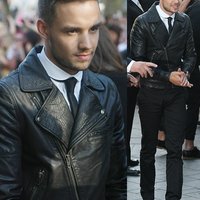 Handmade Liam Payne Leather Jacket Celebrities Leather Jackets Men Biker Jackets - Thumbnail 3