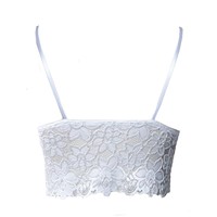 Sexy Lace Triangle Cup Bra Open Back Underwear Tops - Thumbnail 4