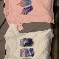 Cute Pink Milkshakes Drink Summer Pastel Print Short Sleeve Shirt Tee T-shirt E-Girl Kawaii Korean Japanese Harajuku Retro Streetwear Aesthetic - Thumbnail 8