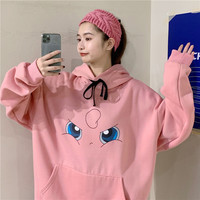 Cute Pikachu Anime Japanese Cartoon Sweater Pullover Hoodie Knit Sweatshirt E-Girl Kawaii Korean Japanese Harajuku Retro Streetwear Aesthetic - Thumbnail 1