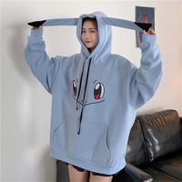 Cute Pikachu Anime Japanese Cartoon Sweater Pullover Hoodie Knit Sweatshirt E-Girl Kawaii Korean Japanese Harajuku Retro Streetwear Aesthetic - Thumbnail 3