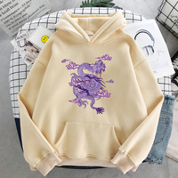 Cute Dragon Embroidery Cartoon Sweater Pullover Hoodie Knit Long Sleeve Sweatshirt E-Girl Kawaii Korean Japanese Harajuku Retro Streetwear Aesthetic - Thumbnail 5