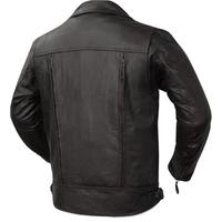 MOTORCYCLE CRUISING LEATHER RACING JACKET - Thumbnail 1
