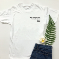 Free Shipping-"HELL IS EMPTY AND I'M REALLY BORED DOWN HERE." TEE - Thumbnail 1