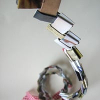 Garland - 6ft - Eco With Red And White Ribbon Ends - Thumbnail 3
