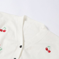 CHERRY EMBROIDERY CARDIGAN  - Thumbnail 4