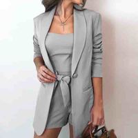 Slim Women'S Fashion Temperament Three-Piece Suit - Thumbnail 1