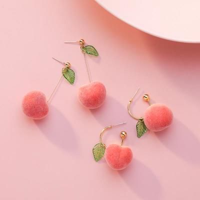 Peach earrings - Thumbnail 1