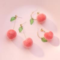 PEACH EARRINGS - Thumbnail 1