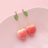 PEACH EARRINGS - Thumbnail 4