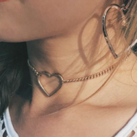 Free Shipping-MINI HEART CHOKER - Thumbnail 1
