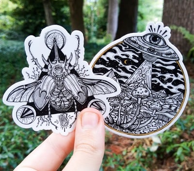 Black & White Sticker Pack 