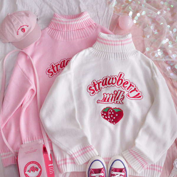 Vintage Strawberry Sweater