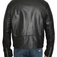 Fast And Furious 7 Premiere Tyrese Gibson Real Leather Jacket Viscose Inner Lining Black - Thumbnail 2