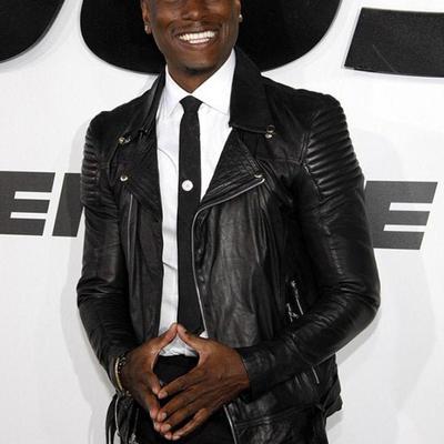 Fast and furious 7 premiere tyrese gibson real leather jacket viscose inner lining black